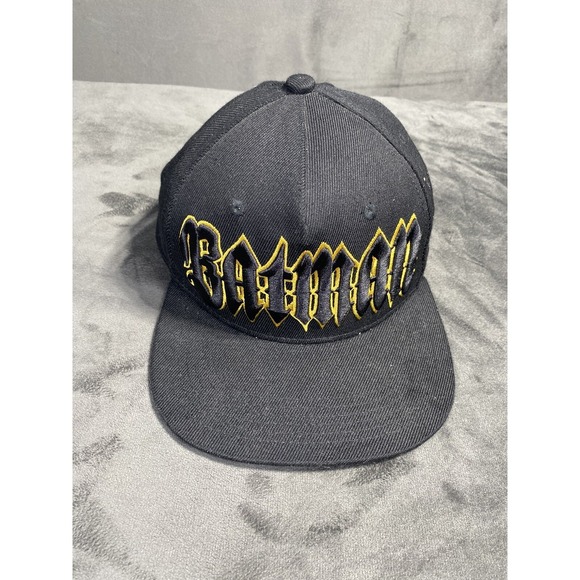 DC Comics Other - Batman Hat Cap Strap Back‎ Black DC Comics Logo Movie Super Hero Bat Signal